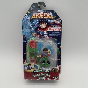 Legends of Akedo Ugly Sweater Chux Holiday Attack Mini Battling Target Exclusive